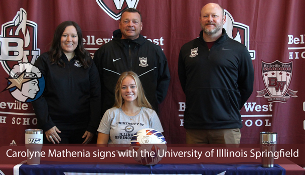 Carolyne Mathenia signs with the University of Illinois Springfield